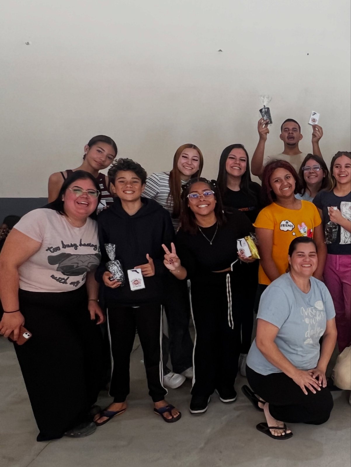 Jovens reunidos no ministério Acesso